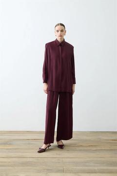 MİORİ ENNA PANTOLONLU MODAL TAKIM BORDO