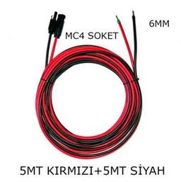 Spower 6mm Solar Mc4 Soketli Kablo Set 5+5 Metre