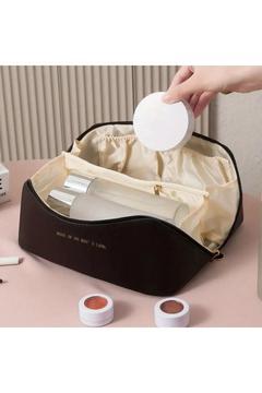 Seyahat - Kozmetik Çantası Bölmeli ve Saplı Büyük Kapasiteli - Su Geçirmez