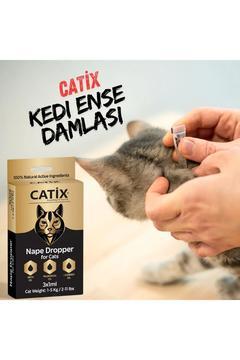 Kedi Dış Parazit Ense Deri Damlası Bit Pire Anti Parazit Uzaklaştırıcı Bitkisel 3x1 ml 1-5 Kg