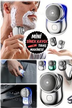 Pratik Taşınabilir Sinek Kaydı Tıraş Makinesi Sıfır Sakal Kesme Makine