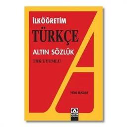 Altın Kitaplar Yayınevi Karton Kapak İlköğretim Türkçe Sözlük