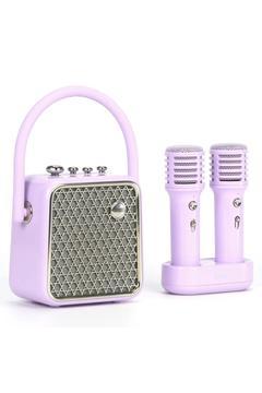 SongBird-SE Lila Çift Mikrofonlu 18W Bluetooth Hoparlör