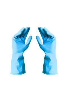 Roll-Up Temizlik Eldiveni Mavi M Beden 1 Çift