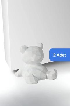 Kapı Stoperi Beyaz Renk Dekoratif Kapı Tutucu Durdurucu 2 Adet Model 7