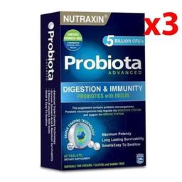 Nutraxin Probiota Advanced 60 Tablet - 5 Milyar Canlı Probiyotik 3 Adet
