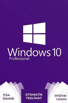 Windows 10 Pro Lisans +32&64 Bit Uyumlu +ömür Boyu