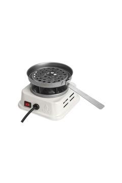 Mini Beyaz Kare Elektrikli Ocak Ev Tipi Köz Yakma