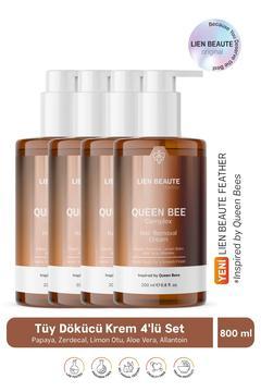 Kraliçe Arı Kompleks Tüy Dökücü Krem Unisex 4'lü Set