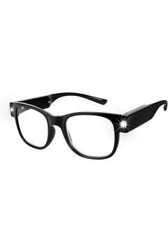 Kitap Okuma Gözlüğü Led Işıklı Siyah Camsız Kitap Okuma Gözlüğü Karanlık Okuma Işığı Göz Yormaz