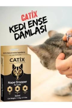 Kedi Ense Bit Pire Kene Deri Bakımı Bitkisel 3x1 ml 1-5 Kg