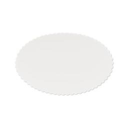 Gofret Yazı Plakası Beyaz Elips - 24 Adet