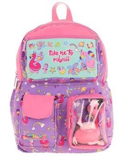 Kaukko Kids Okul Sırt Çantası Plush Flamingo L5240