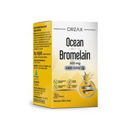 Orzax Ocean Bromelain 30 Kapsül