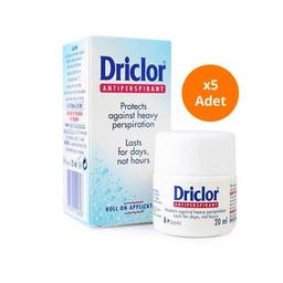 Driclor Terlemeye Karşı Antiperspirant Roll On Solution 20 ml x 5 Adet