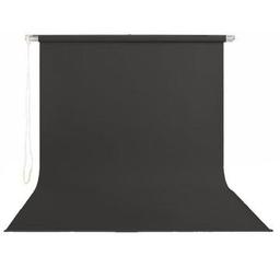 Stil Fon 195cm x 400cm Sonsuz Siyah Fon Perdesi Seti