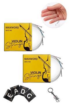 Maxword MVS-140x 2`li Paket Profesyonel Keman Teli Seti