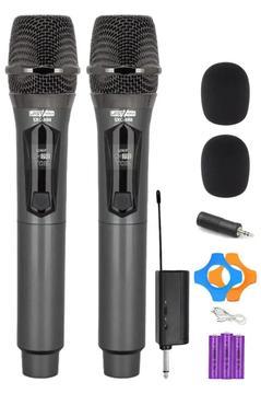 Lastvoice SXC-888E Şarjlı ÇİFTLİ EL Telsiz Kablosuz Mikrofon Seti