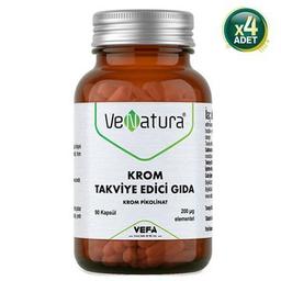 Venatura Krom Takviye Edici Gıda 90 Kapsül 4 Adet