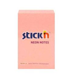 Stickn Neon Yapişkan Not Kağıdı Dikdörtgen 51x76 mm 100lü Yavruağzı