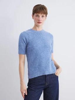 Bisiklet Yaka Kadın Triko Kazak