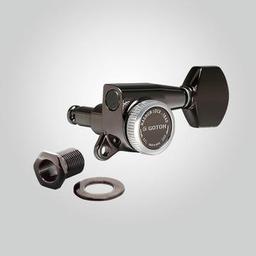 Gotoh/İbanez Cosmo Black Kilitli 6 Sıra Elektro Gitar Burgu Takımı