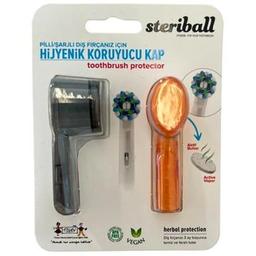 Steriball Hijyenik Koruyucu Kap - Siyah/ Turuncu 2'li