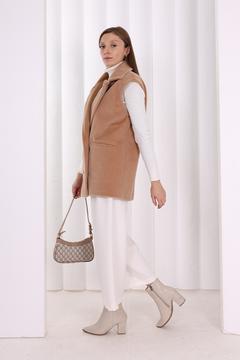 Angora Yelek 70031 Vizon