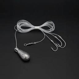 3 İğneli Kurşunlu Beden Takımı - Dip Beden Oltası - Fırdöndülü - 10 gr