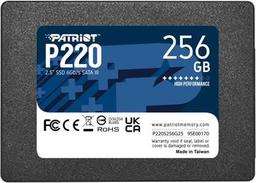 Patriot P220S256G25 P220 256GB 550-490Mb/s 2.5 inch SATA 3 SSD Harddisk