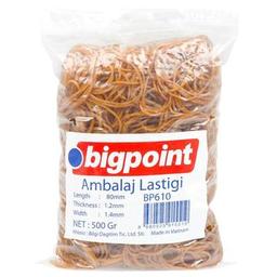 Bigpoint Ambalaj Lastiği, 500 gr, %100 Kauçuk, 80 mm, Para Lastiği