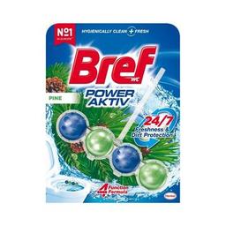 Bref Klozet Kokusu, Power Aktif, 50 gr, Tekli 4 Top, Çam Kokulu