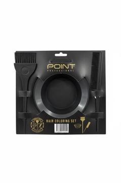 Point Boyama Seti Tas + Fırça + Tarak 3'lü Set