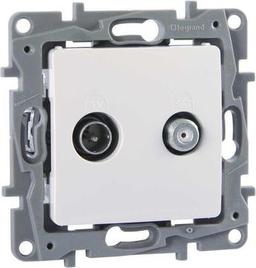 LEGRAND 767128 SALBEİ BEYAZ TV-SAT PRİZ SONLU 3245067671283